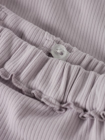 NAME IT Brede Rib Bukser Tella Lilac Marble